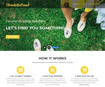 Threadsnotfound.com(Curated Women's Fashion) Screenshot