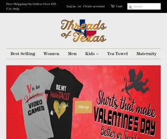 Threadsoftexas.com(Threads Of Texas) Screenshot