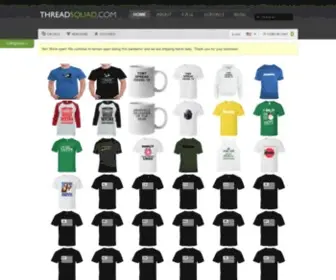 Threadsquad.com(John Locks Custom T) Screenshot