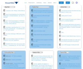 Threatable.io(ThreatABLE Feed FREE) Screenshot
