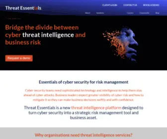Threatessentials.com(Threat Essentials) Screenshot