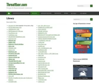 Threatfixer.com(Trojan & Ransomware remover) Screenshot