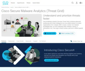 Threatgrid.com(Cisco Secure Malware Analytics (Threat Grid)) Screenshot