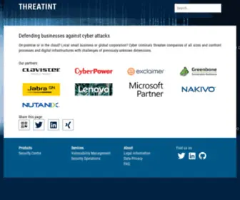 Threatint.com(Threatint) Screenshot