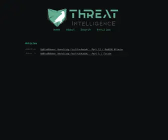 Threatintel.blog(Threatintel blog) Screenshot