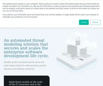Threatmodeler.com(Threatmodeler) Screenshot