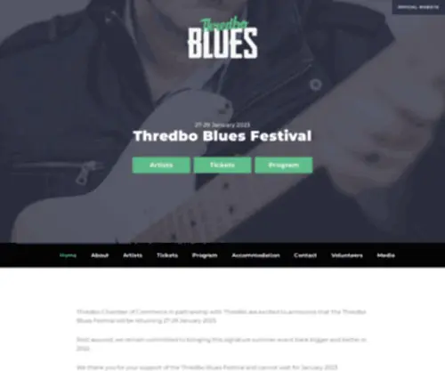 Thredboblues.com.au(Thredbo Blues Festival) Screenshot