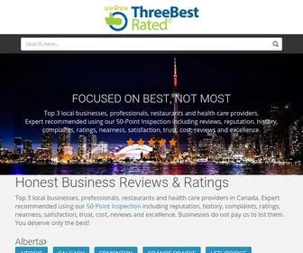 Threebestrated.ca(Finding the best business) Screenshot