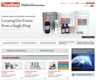 Threebond.com(Threebond) Screenshot