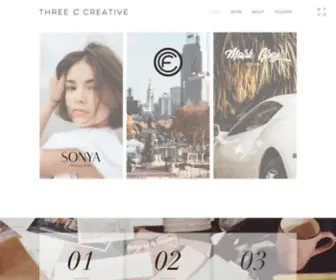 Threeccreative.com(Branding & Design) Screenshot