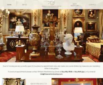 Threecenturiesshop.com(French Antiques) Screenshot