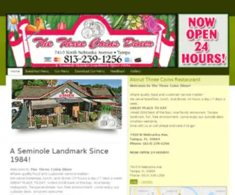 Threecoinsdiner.net(IIS Windows Server) Screenshot