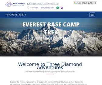 Threediamondadventure.com(Three Diamond Adventures) Screenshot