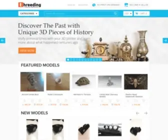 Threeding.com(Free 3D Printing Models and Designs) Screenshot