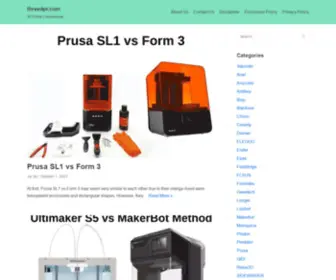 Threedpr.com(Threedpr) Screenshot
