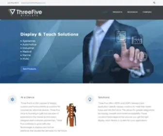 Threefivedisplays.com(Liquid Crystal Display Technology) Screenshot