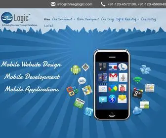 Threeglogic.com(Three g logic) Screenshot