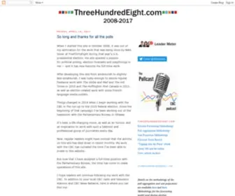 Threehundredeight.com(ThreeHundredEight) Screenshot