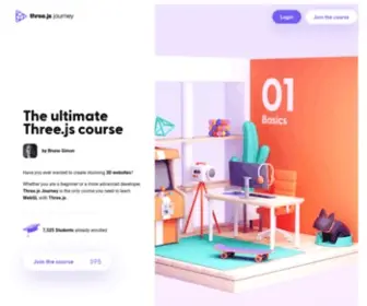 Threejs-Journey.xyz(Learn WebGL with) Screenshot