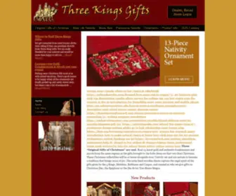 Threekingsgifts.com(Christmas Collectables) Screenshot