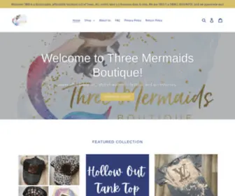 Threemermaidsboutique.com(Three Mermaids Boutique) Screenshot