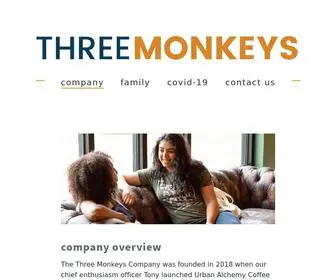 Threemonkeysco.com(Three Monkeys) Screenshot