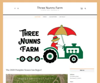 Threenunns.com(550 Walnut Blvd) Screenshot