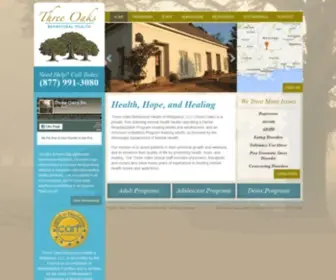 Threeoakshealth.com(Three Oaks Behavioral Health) Screenshot