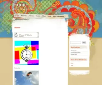 Threeoclockpress.com(Threeoclockpress) Screenshot