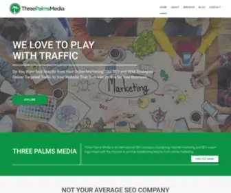 Threepalmsmedia.com(Marketing & SEO Company) Screenshot