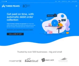 Threepeaks.co.za(Collect recurring payments automatically) Screenshot