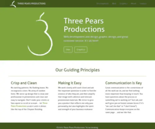 Threepears.com(THREE PEARS PRODUCTIONS) Screenshot