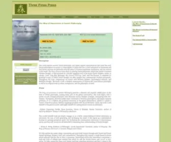 Threepinespress.com(Three Pines Press) Screenshot