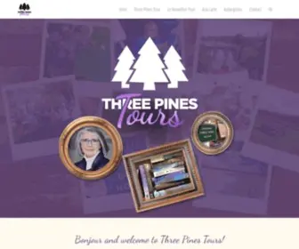 Threepinestours.com(Three Pines Tours) Screenshot