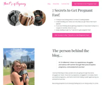 Threepsofpregnancy.com(Three P’s of Pregnancy) Screenshot