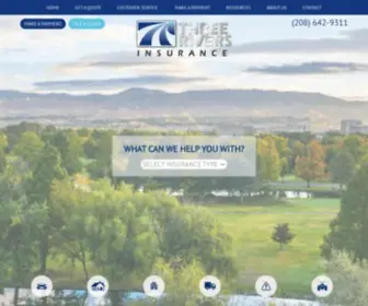 Threeriversagency.net(Three Rivers Insurance) Screenshot