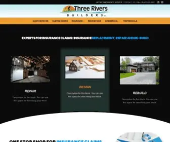 Threeriversbuilders.com(Three Rivers Builders) Screenshot