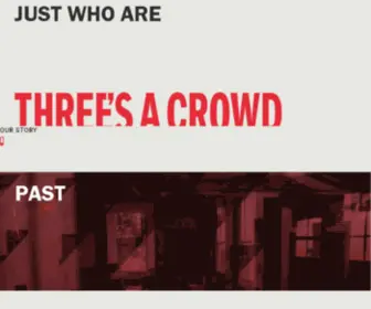 Threesacrowd.com.au(Three's a Crowd) Screenshot