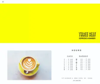 Threeseatespresso.com(Threeseatespresso) Screenshot