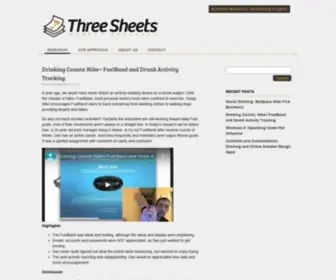 Threesheetsresearch.com(threesheetsresearch) Screenshot