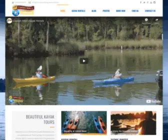 Threesisterskayakrental.com(Captain Mike's Kayak Academy) Screenshot