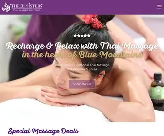 Threesistersthaimassage.com.au(Three Sisters Thai Massage Boutique Katoomba) Screenshot