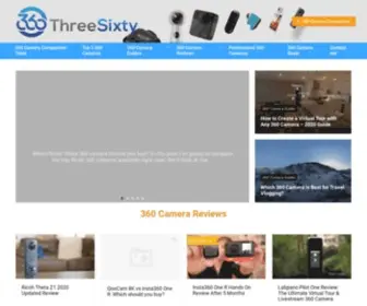 Threesixtycameras.com(360° Camera Reviews) Screenshot