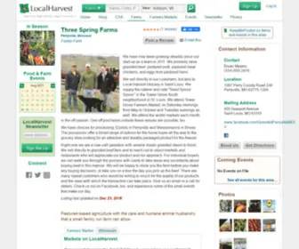 Threespringfarms.com(Three Spring Farms) Screenshot