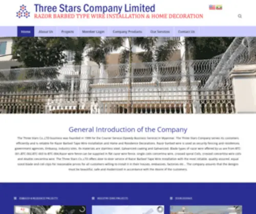 Threestarscompanyltd.com(Three Stars Company Limited) Screenshot