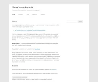 Threestatesrecords.com(Three States Records) Screenshot