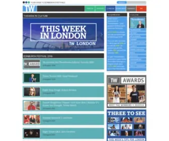 Threeweeks.co.uk(ThreeWeeks Edinburgh) Screenshot