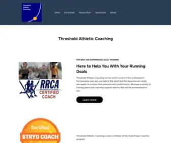 Threshold-Athletic-Coaching.com(Threshold Athletic Coaching) Screenshot