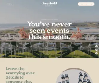 Thresholdeventco.com(Event Planning) Screenshot