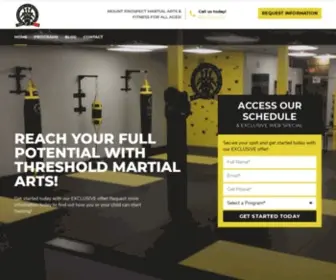 Thresholdmartialarts.com(Threshold Martial Arts) Screenshot